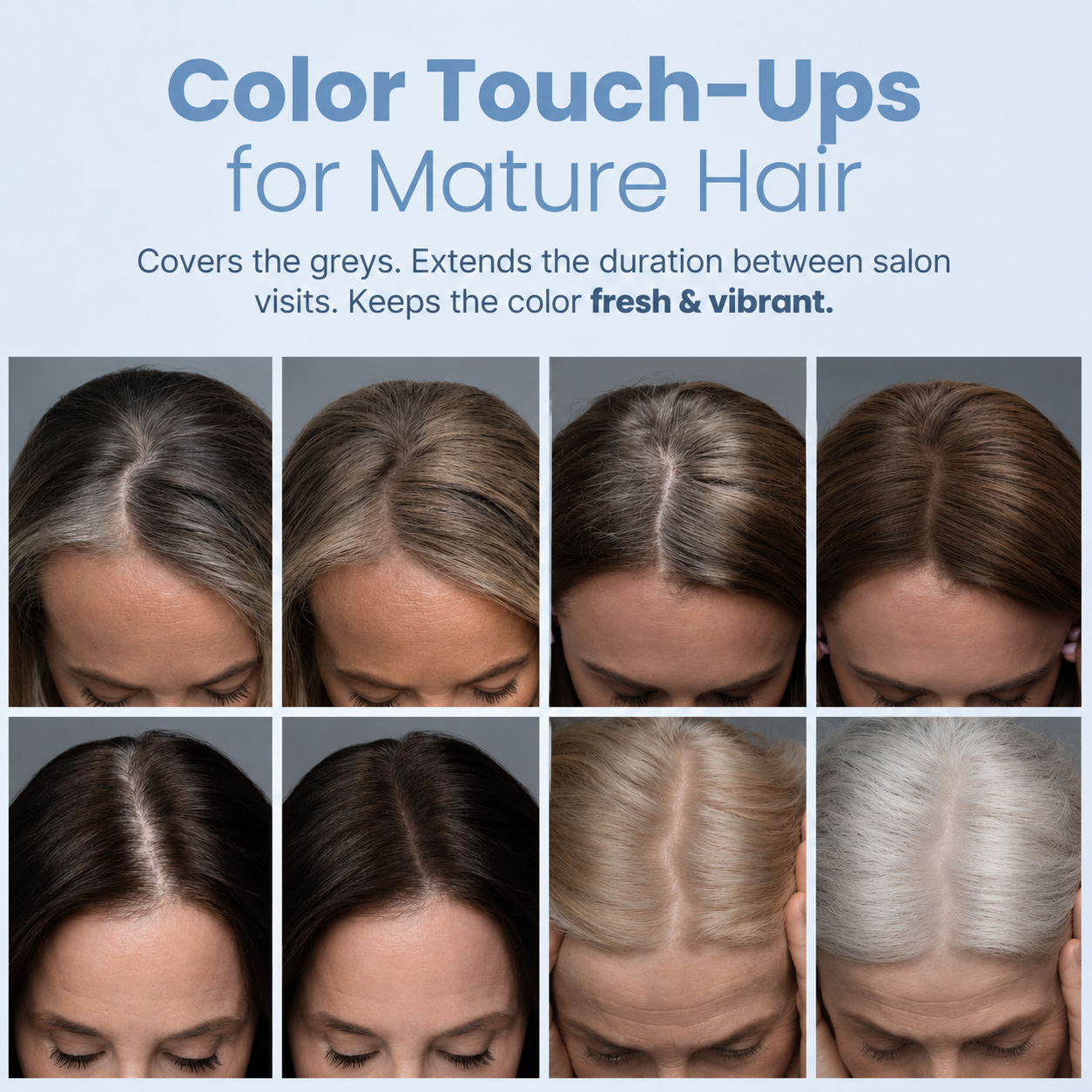 Rhode Hairline Coverage Powder, Instantly Conceal Grays & Thinning Hair