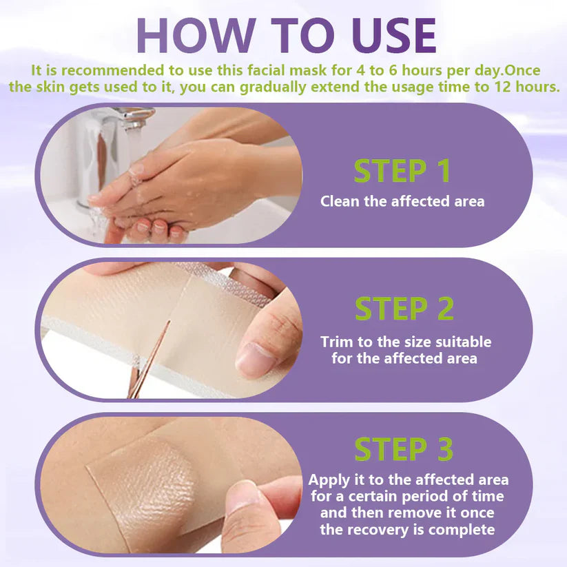Soluble Microneedle Botanical Skin Tag Removal Patch
