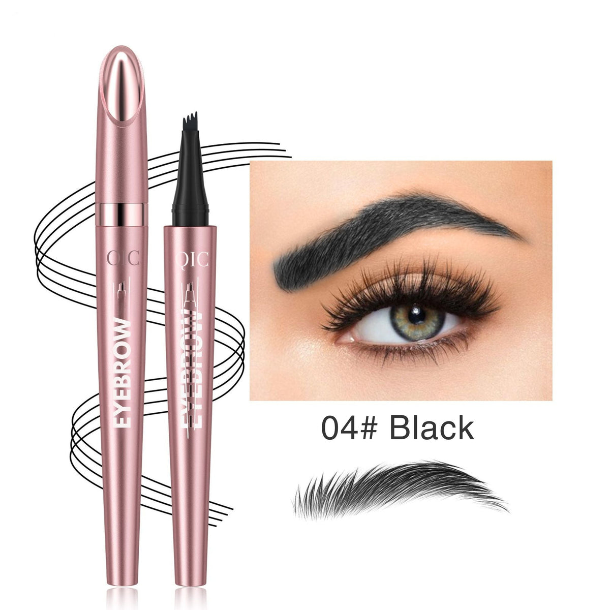 Waterproof Micro-Fork Eyebrow Pencil