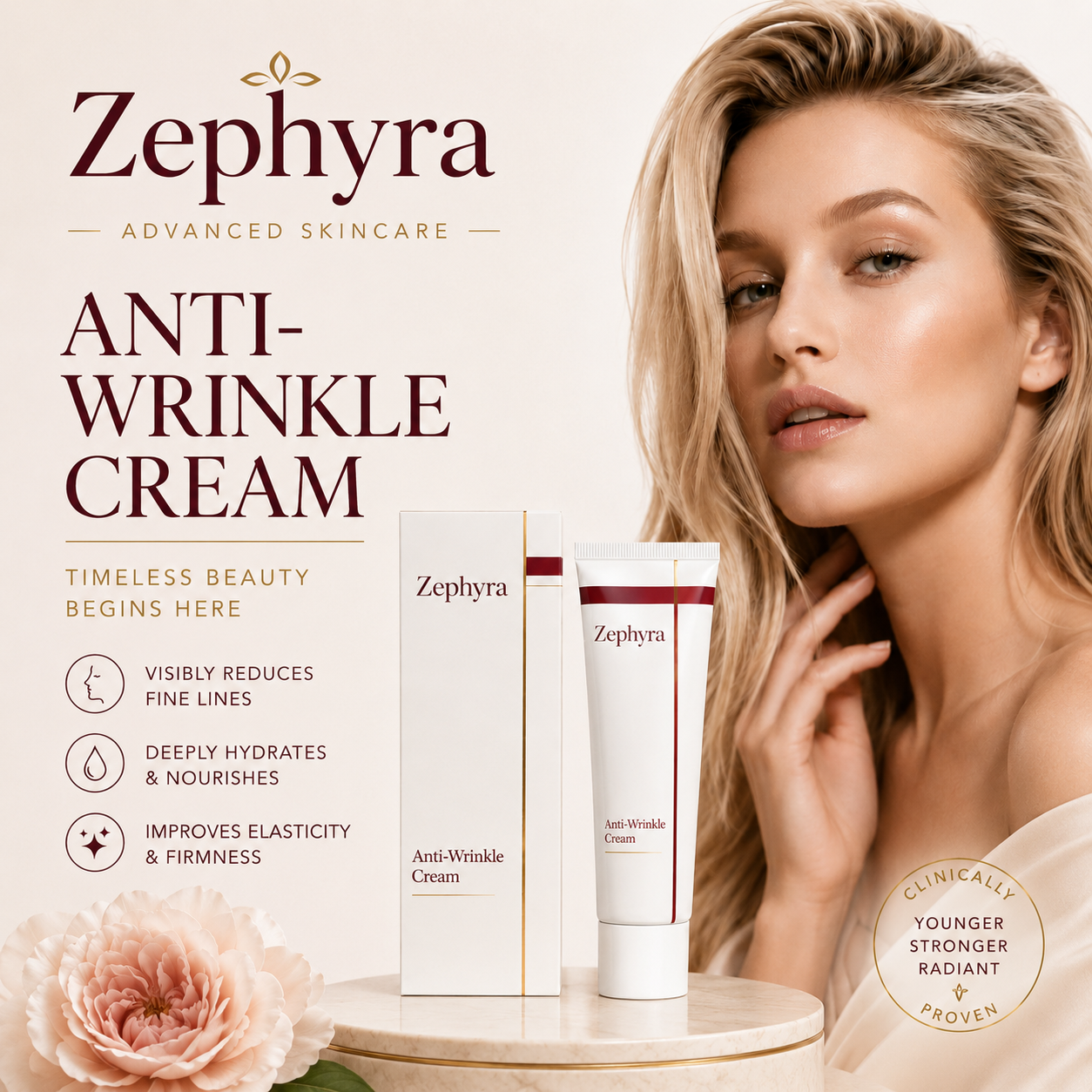 Zephyra Anti-Wrinkle Cream – Smooth, Firm & Youthful-Looking Skin